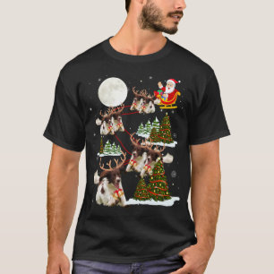 English Springer Spaniel Christmas Tree xmas light T-Shirt