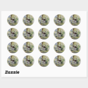 English Springer Spaniel Classic Round Sticker