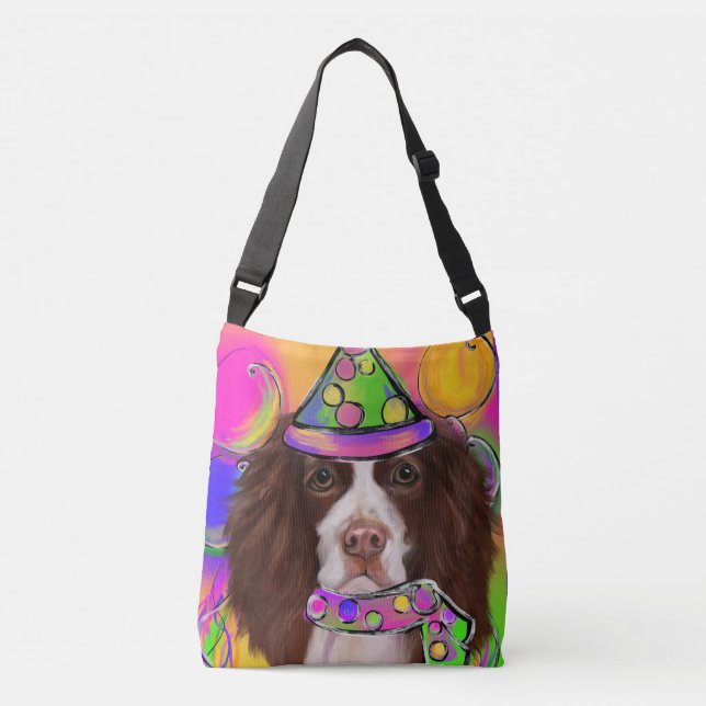 English Springer Spaniel    Crossbody Bag (Front)