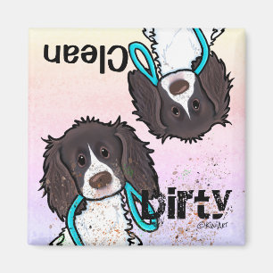 English Springer Spaniel Dishwasher Magnet