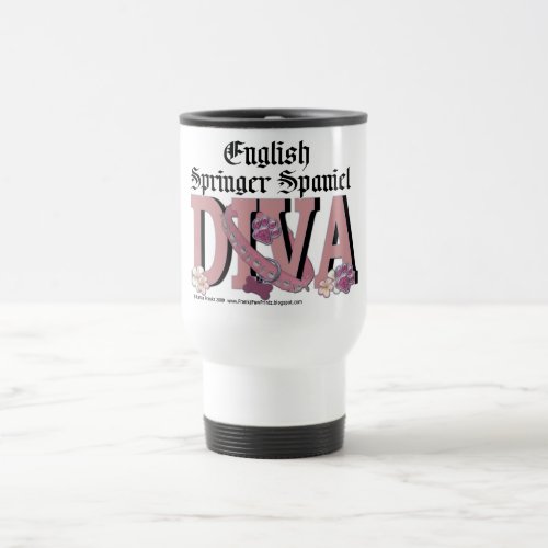 English Springer Spaniel DIVA Travel Mug