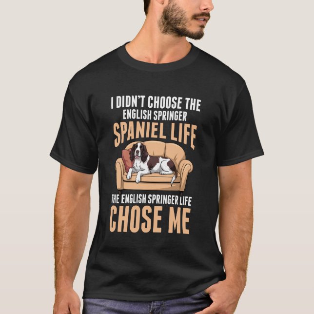 English Springer Spaniel Dog 1 T-Shirt (Front)