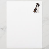 English Springer Spaniel Dog Art Letterhead (Front)
