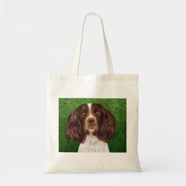 English Springer Spaniel Dog Art - Major Tote Bag (Front)