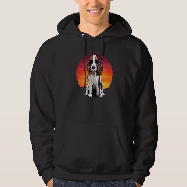 English Springer Spaniel Dog Breed  1 Hoodie (Front)