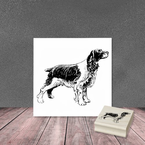 English Springer Spaniel Dog Breed Rubber Stamp