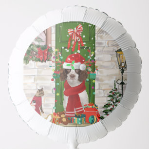 English Springer Spaniel Dog Christmas Balloon