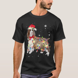 English Springer Spaniel Dog Christmas Xmas Mom Da T-Shirt