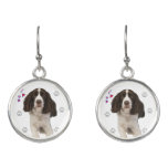 English Springer Spaniel Dog Earrings at Zazzle