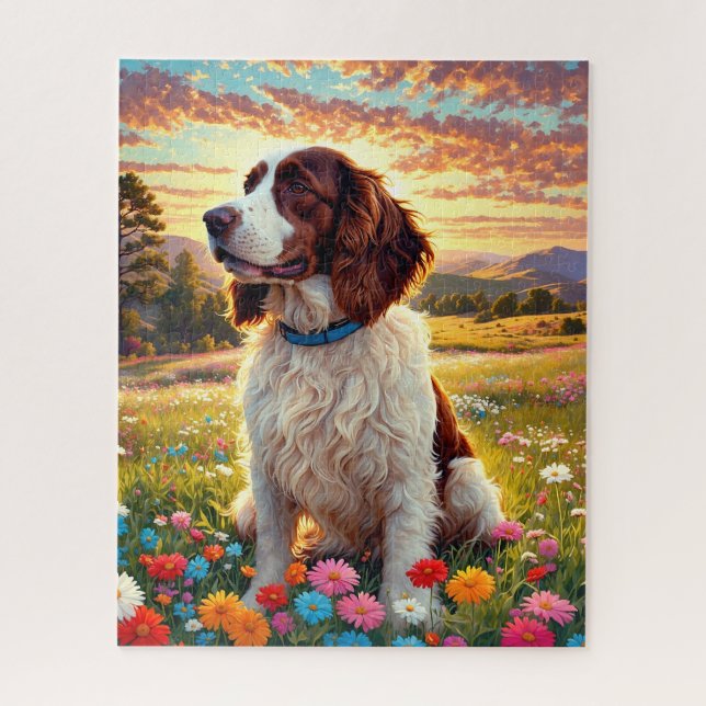 English Springer Spaniel dog Jigsaw Puzzle (Vertical)