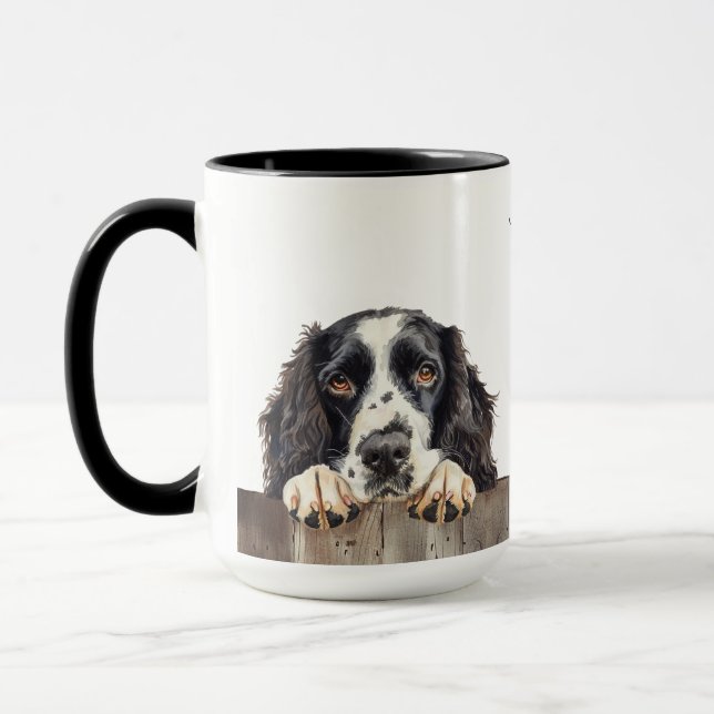 English Springer Spaniel Dog Mug (Left)