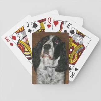 English Springer Spaniel Dog Photo Playing Cards