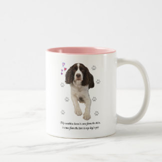 English Springer Spaniel Dog Two-Tone Coffee Mug