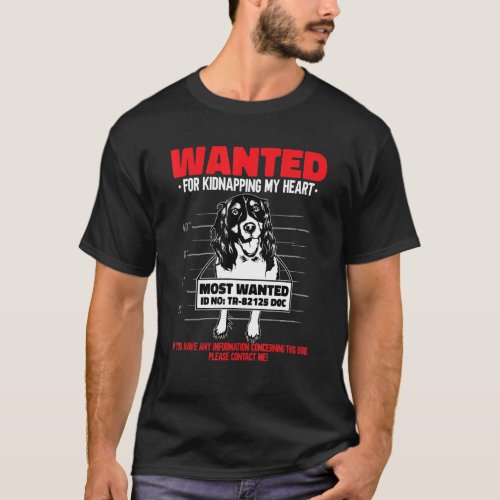 English Springer Spaniel Dog Wanted T_Shirt