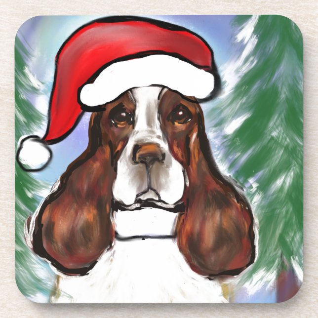 ENGLISH SPRINGER SPANIEL DRINK COASTER (Front)