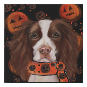 English Springer Spaniel Faux Canvas Print