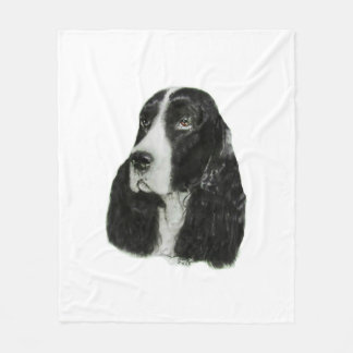 English Springer Spaniel Fleece Blanket