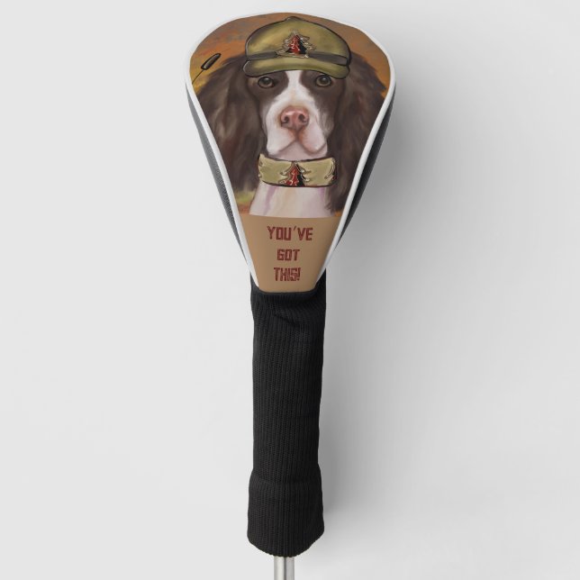English Springer Spaniel  Golf Head Cover (Front)