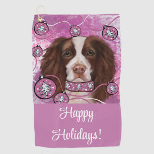 ENGLISH SPRINGER SPANIEL        GOLF TOWEL