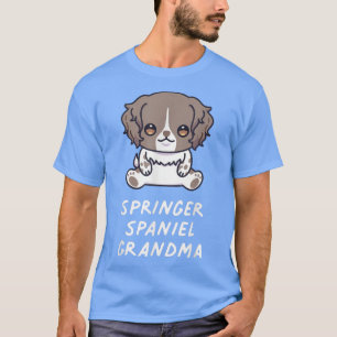 English Springer Spaniel Grandma Kawaii Dog Lover T-Shirt
