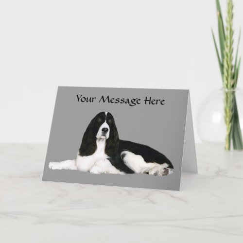 English Springer Spaniel Greeting Card