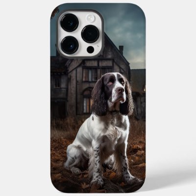 English Springer Spaniel Halloween Scary Case-Mate iPhone 14 Pro Max Case