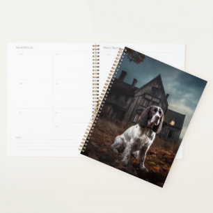 English Springer Spaniel Halloween Scary Planner