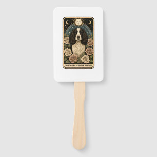 English Springer Spaniel Hand Fan