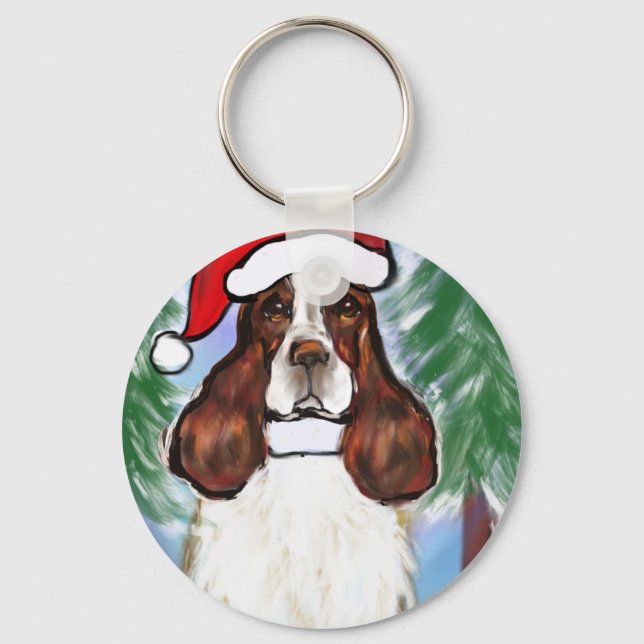 ENGLISH SPRINGER SPANIEL KEYCHAIN (Front)
