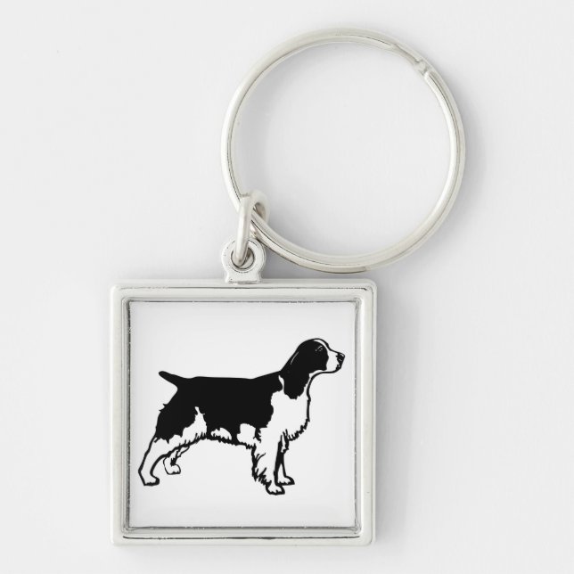 English Springer Spaniel Keychain (Front)