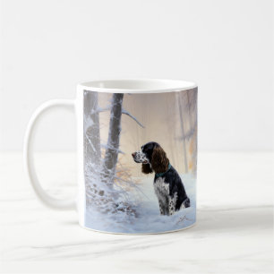 English Springer Spaniel Let It Snow Christmas Coffee Mug