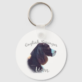 English Springer Spaniel Mom 2 Keychain