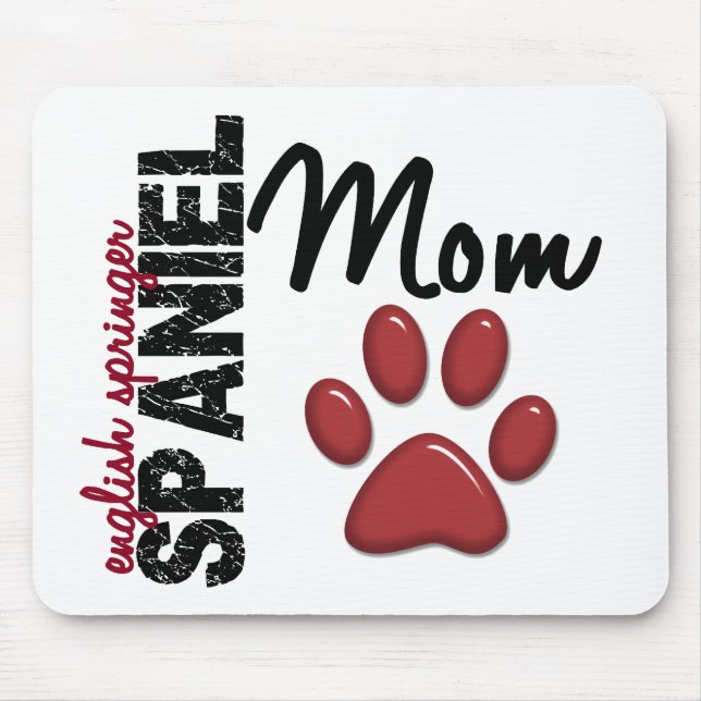 English Springer Spaniel Mom 2 Mouse Pad (Front)