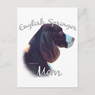 English Springer Spaniel Mom 2 Postcard