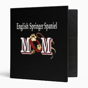 English Springer Spaniel Mom Gifts Binder