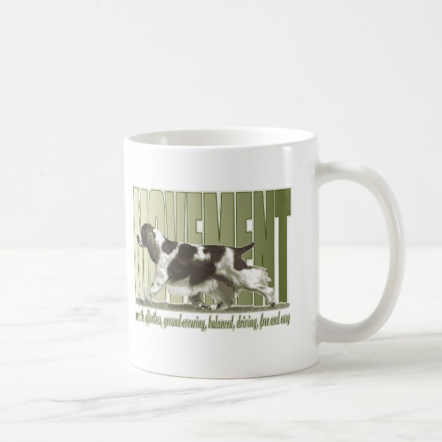 English Springer Spaniel Movement Coffee Mug (Right)