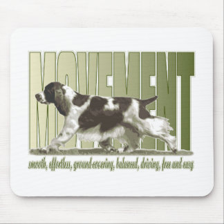 English Springer Spaniel Movement Mouse Pad