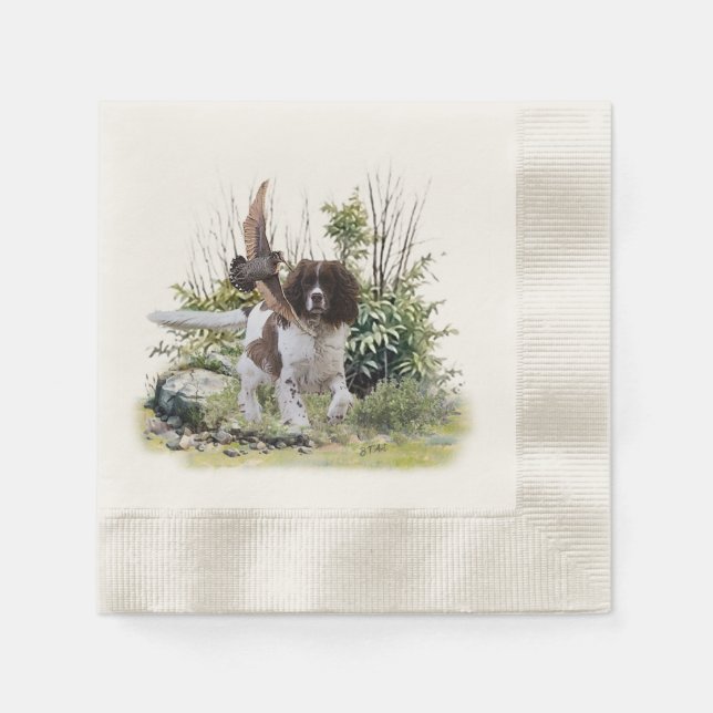  English Springer Spaniel  Napkins (Front)
