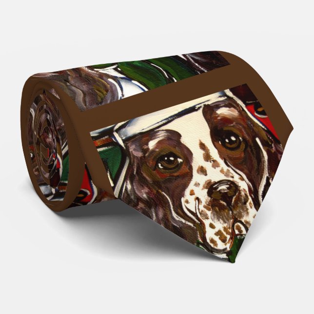 English Springer Spaniel Neck Tie (Rolled)