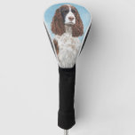 English Springer Spaniel Painting Original Dog Art Golf Head Cover at Zazzle