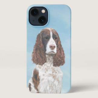 English Springer Spaniel Painting Original Dog Art iPhone 13 Case
