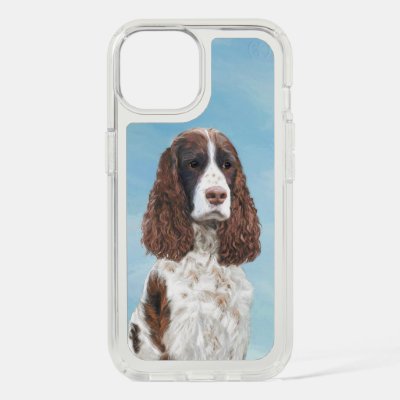 English Springer Spaniel Painting Original Dog Art iPhone 15 Case