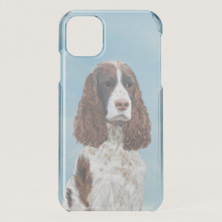 English Springer Spaniel Painting Original Dog Art iPhone 11 Case