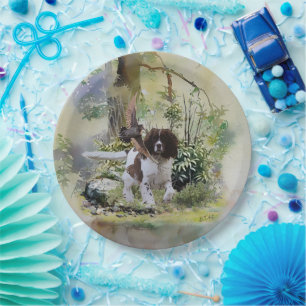English Springer Spaniel Paper Plates