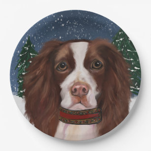 ENGLISH SPRINGER SPANIEL          PAPER PLATES