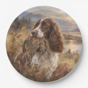 English Springer Spaniel Paper Plates