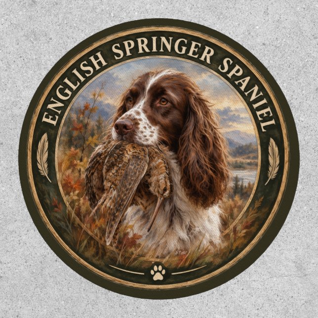 English Springer Spaniel  Patch (Front)