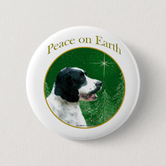 English Springer Spaniel Peace Pinback Button