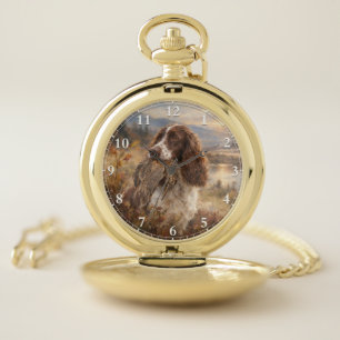 English Springer Spaniel  Pocket Watch