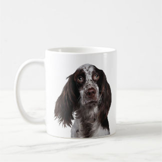 English Springer Spaniel - Puppy Dog Digital Art Coffee Mug